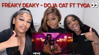 BEST DOJA CAT SONG FREAKY DEAKY FT TYGA REACTION [upl. by Newton]