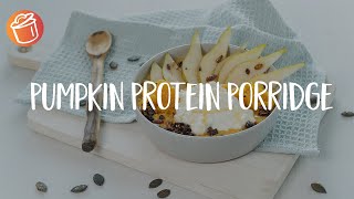 Pumpkin Protein Porridge Rezept Chochdoch mit Eva [upl. by Eirrem]