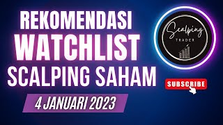 Rekomendasi Saham Scalping Trading Harian 4 Januari 2024 [upl. by Yelyah237]