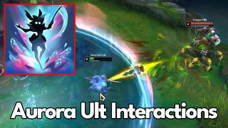 Interactions amp Bugs with Aurora R  Neeko Passive Urgot R Camille R and More [upl. by Rochell]