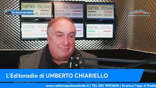 LEDITORIALE DI UMBERTO CHIARIELLO 2011 quotSperiamo che MAZZARRI 20 abbia tenuto il cuore anticoquot [upl. by Oiluarb]