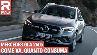 Mercedes GLA 250e  Come va e QUANTO CONSUMA librida plugin [upl. by Thorman87]