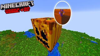 I Built the BIGGEST PUMPKIN In Minecraft [upl. by Lisle]