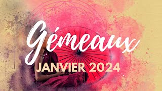 ♊️ GÉMEAUX  JANVIER 2024 ⭐️BONUS🌙 tarot horoscope guidance [upl. by Meda]