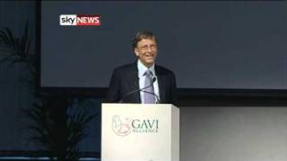 Bill Gates Pledges 1 Billion Dollars For Vaccines [upl. by Lapham]