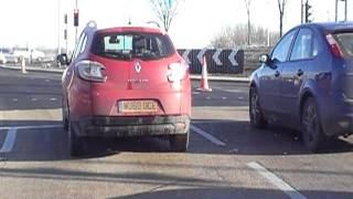 Multiple lane roundabout Peterborough Eye roundabout [upl. by Anayet686]