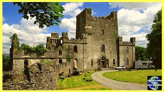 Exploring the Haunted Leap Castle in Ireland  Halloween Travel Vlog [upl. by Inittirb796]