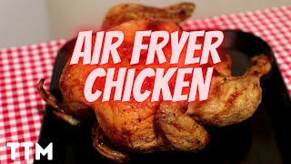 How to Cook a Whole Chicken in the Air Fryer  Flip or No Flip [upl. by Anua163]