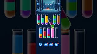 Water sort level 132 Solution gaming watersort watersortpuzzle gameshorts shorts bigfishgames [upl. by Natica]