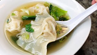 WONTON SOUP  Quick Wonton Soup Broth Recipe  Simply Mamá Cooks [upl. by Min]