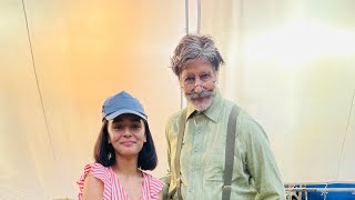 SHOOT DAY  AMITABH BACCHAN SIRPOOJA HEGDE MAMARISTA MEHTA [upl. by Notle357]