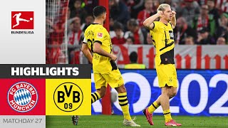 Dortmunds First Win In Munich For 10 Years  FC Bayern  Borussia Dortmund 02  Highlights  MD 27 [upl. by Haberman634]