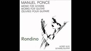 Manuel Ponce Rondino very rare Horst Klee Guitar [upl. by Hepsoj614]