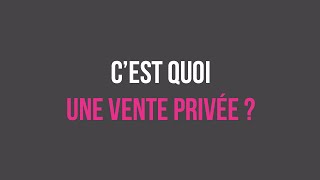 Showroomprivé  Mode d’emploi n°2  c’est quoi une vente privée [upl. by Daloris]