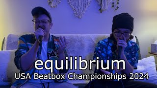 equilibrium  Not Coming Home  USA Beatbox Championships 2024 Tag Team Wildcard USABC [upl. by Maressa]