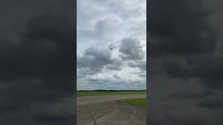 P51 Mustang  amazing sound of warbird Duxford Airfield England 2024 [upl. by Eenwat]