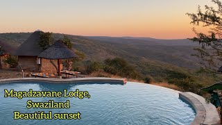 Magadzavane Lodge Swaziland  Mesmerizing Sunset  Breathing taking view  ft Amal [upl. by Silloh]