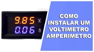 Como instalar um Voltímetro Amperímetro em um Regulador de Tensão [upl. by Yeslah]