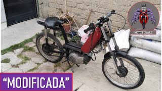 Carabela Chispa 60cc MODIFICADA   Motos Diavlo [upl. by Rycca]