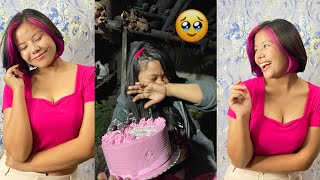 HAIR COLOUR CHANGED GAALI KHANE KAAM GAREY KI🤣VAUJU CRIED ON HER BIRTHDAY 🥹EMOTIONAL [upl. by Analram]