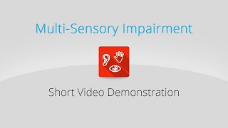 MultiSensory Impairment Course Demonstration [upl. by Hanny]