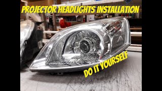 How to install projector headlights [upl. by Heimlich239]