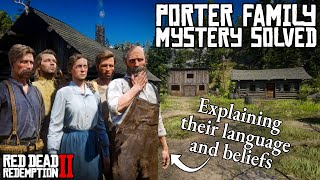 Porter Family Mystery Solved And Explained Red Dead Redemption 2 [upl. by Chinua]