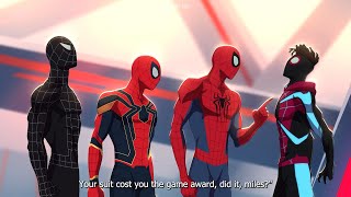 Andrew Garfield and Tom Holland and Bully maguire Reacts To Miles New Suits [upl. by Lemhar]