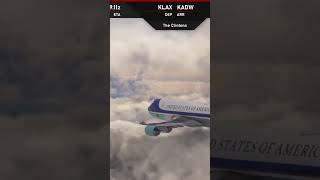 AIR FORCE ONE  Full Flight with ATC  MSFS 2020  Los Angeles to Andrews AFB  VATSIM LIVE [upl. by Asoral]