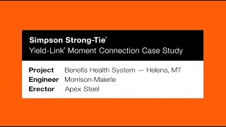 Commercial MidRise Construction with the Simpson StrongTie® YieldLink® Moment Connection YLMC [upl. by Retsehc]