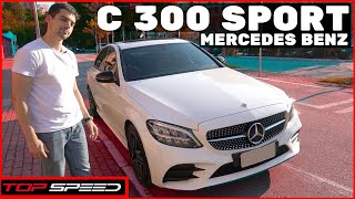 MERCEDESBENZ C300 SPORT 2019  CONHEÇA TODOS OS DETALHES  Avaliação Top Speed [upl. by Stu]