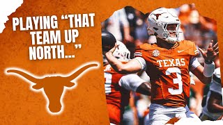 Texas QB Quinn Ewers Is Excited To Play quotThat Team Up Northquot [upl. by Leandre]