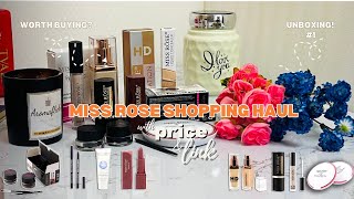 Miss Rose Best Products Review  Affordable products Shopping Haul [upl. by Narrat]