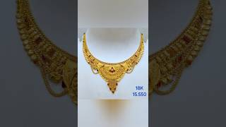 My gold necklace designnecklace collectionnecklacehaarmystatusgold [upl. by Htaeh]