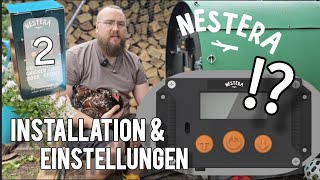 Bedienungsanleitung Hühnertür von Nestera  5 Rabattaktion 22 Installation amp Einstellungen [upl. by Ginni]