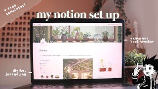 how i stay productive and organized notion tour  free templates [upl. by Rumit692]