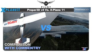 Prepar3D v4 vs XPlane 11  Which One is The Flight Simulator For You [upl. by Jemina714]