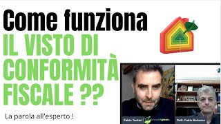 IL VISTO DI CONFORMITA FISCALE  Per i bonus 1106550  Ci risponde il Commercialista [upl. by Nilhsa863]