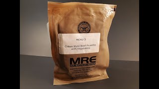 2023 Cuban Beef Picadillo Prototype US MRE Review Meal Ready to Eat Taste Testing [upl. by Lipinski863]