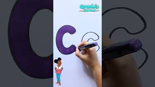 Draw and color the letter C with Gracies Corner shorts [upl. by Darwin]