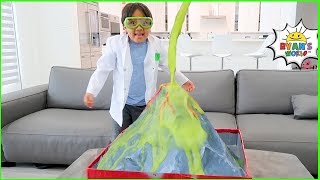 Ryan learns Easy DIY Science Experiment for Kids with how to make a homemade Volcano [upl. by Ennaira609]