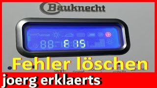 Wäschetrockner Fehler löschen  Reset durchführen Bauknecht Vol75 [upl. by Damara569]