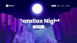 Parallax Scrolling Website using Elementor No Coding 🔥 [upl. by Artnoed964]