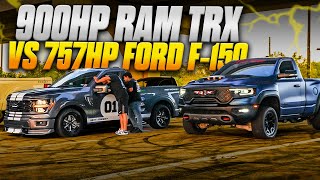 Single Cab RAM TRX VS FORD F150 🚀😈 [upl. by Danit]