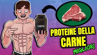 PROTEINE in POLVERE della CARNE migliori e più avanzate delle altre PROTEINE del MANZO [upl. by Htrowslle]