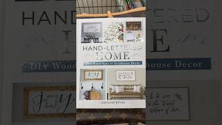 HandLettered Home Book at Dollar Tree katslivnlarge dollartree book farmhouse farmhousedecor [upl. by Damiani50]