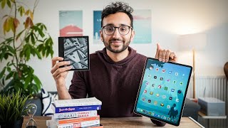 My Favourite Tech for Reading Books  Kindle vs iPad vs Books vs Audiobooks [upl. by Dublin]