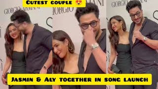 Jasmin bhasin amp Aly goni together in Song launch 😍 [upl. by Thom194]