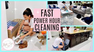 POWER HOUR CLEANING 2018  Style Mom XO [upl. by Kcirded]