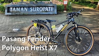 Pasang Fender di Polygon Heist X7 [upl. by Oironoh]